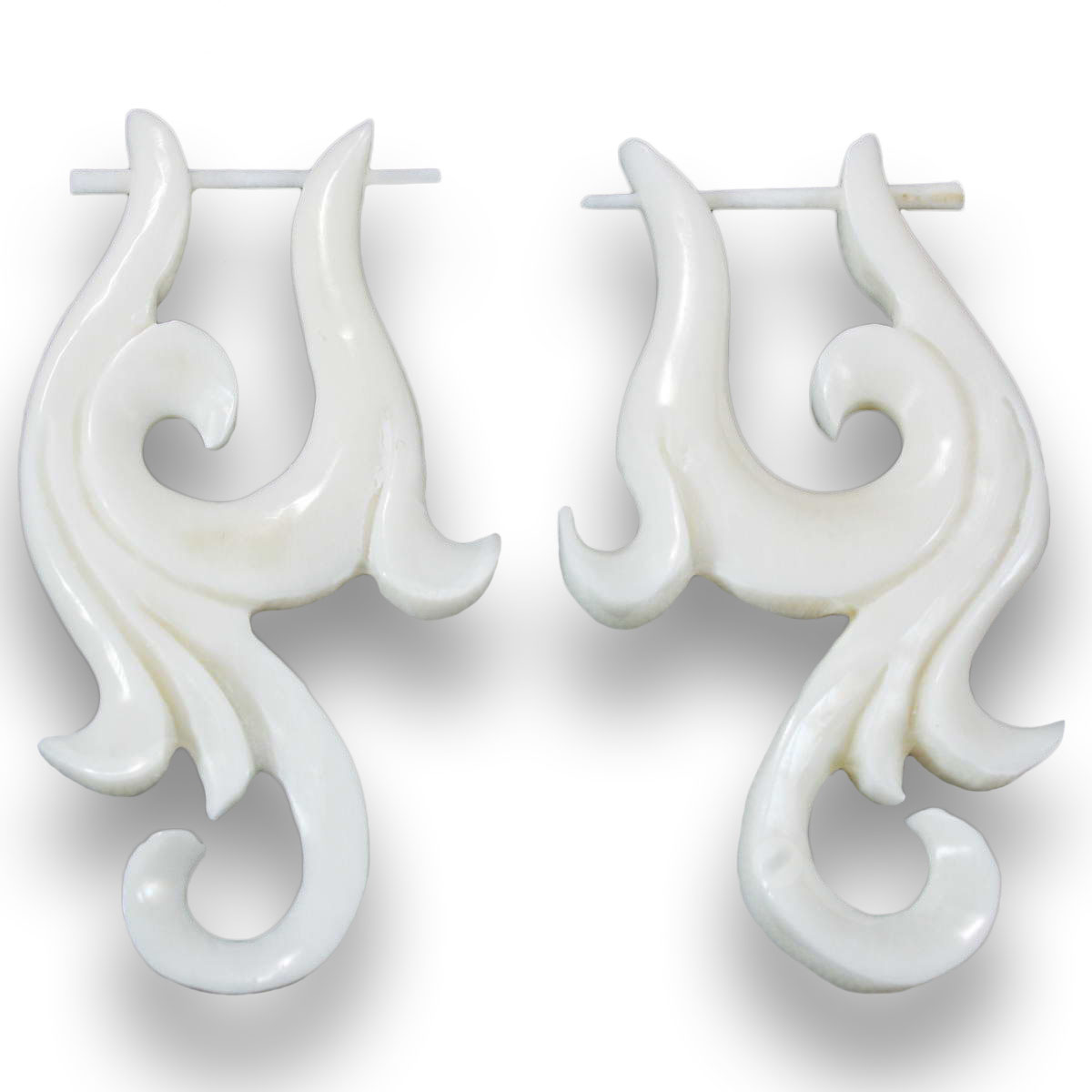 Ohrringe Earrings Horn Bone Piercing Design Schmuck ER193